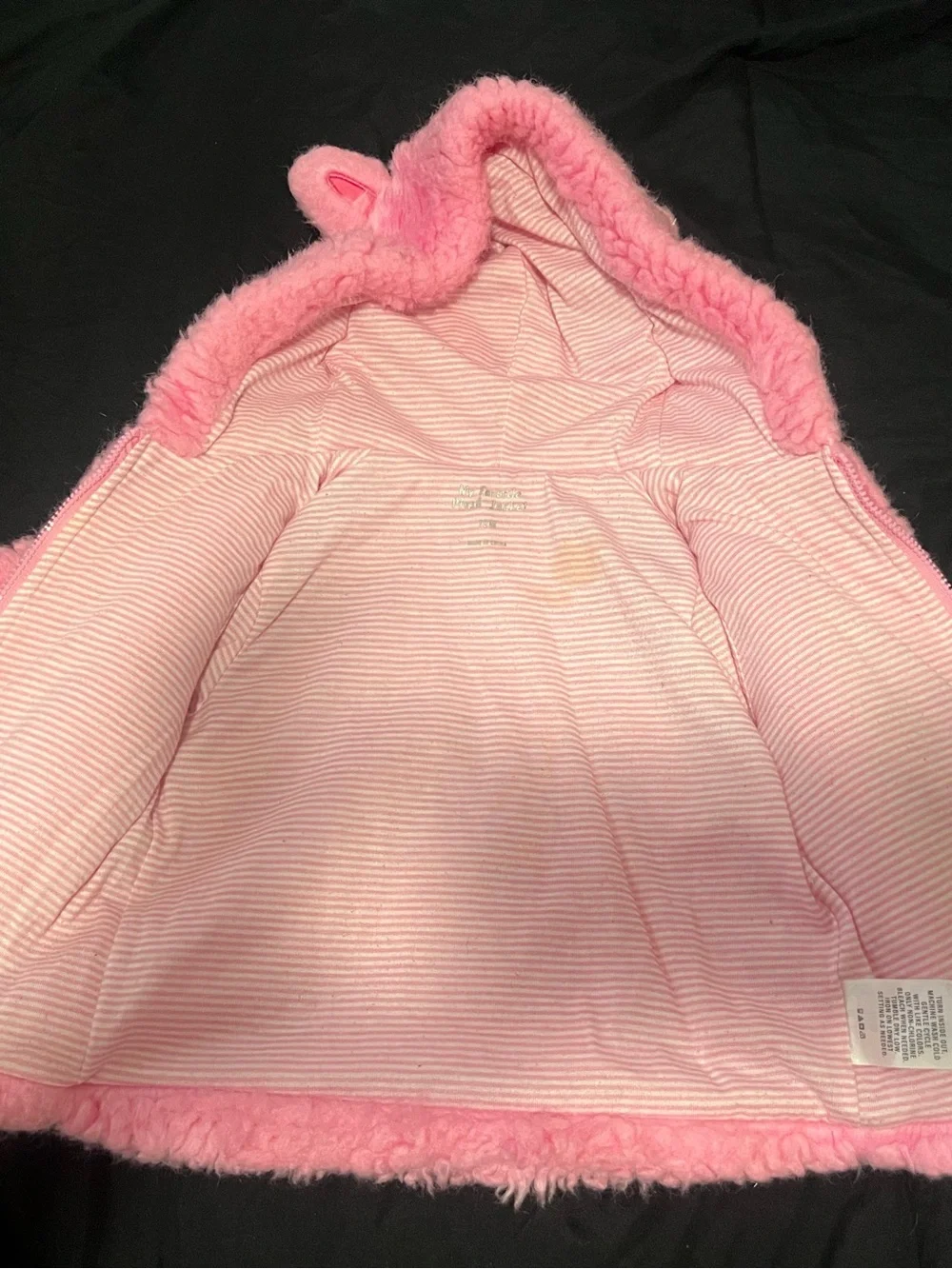 Cozy Pink Hooded Faux Fur Jacket for Kids